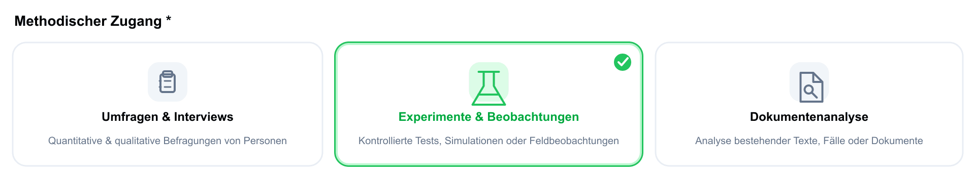 Empirische Methodik: Experimente & Beobachtungen