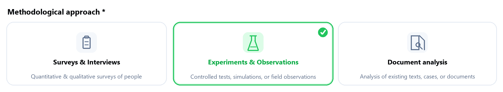 Empirical method: Experiments & Observations