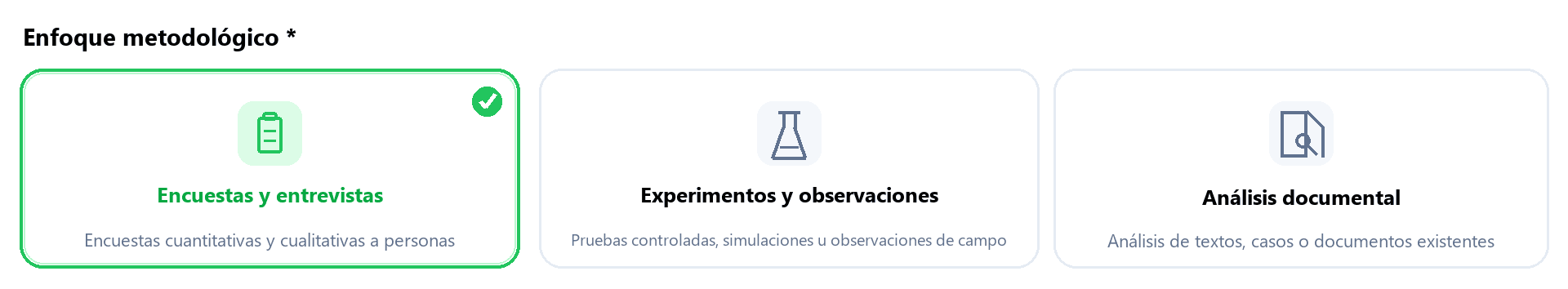 Método empírico: Encuestas y entrevistas
