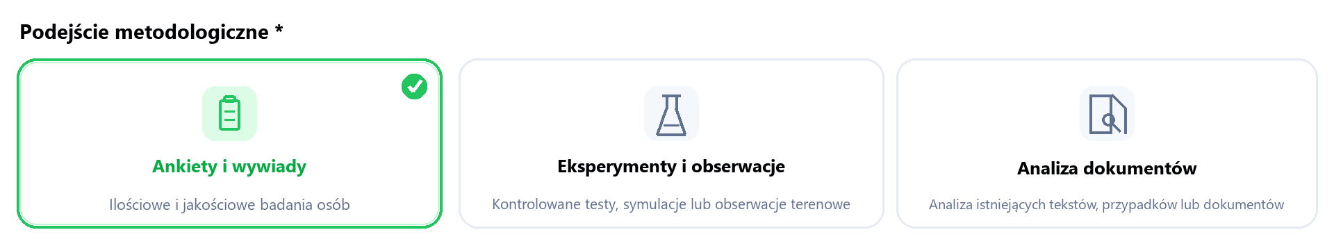 Metoda empiryczna: Ankiety i wywiady