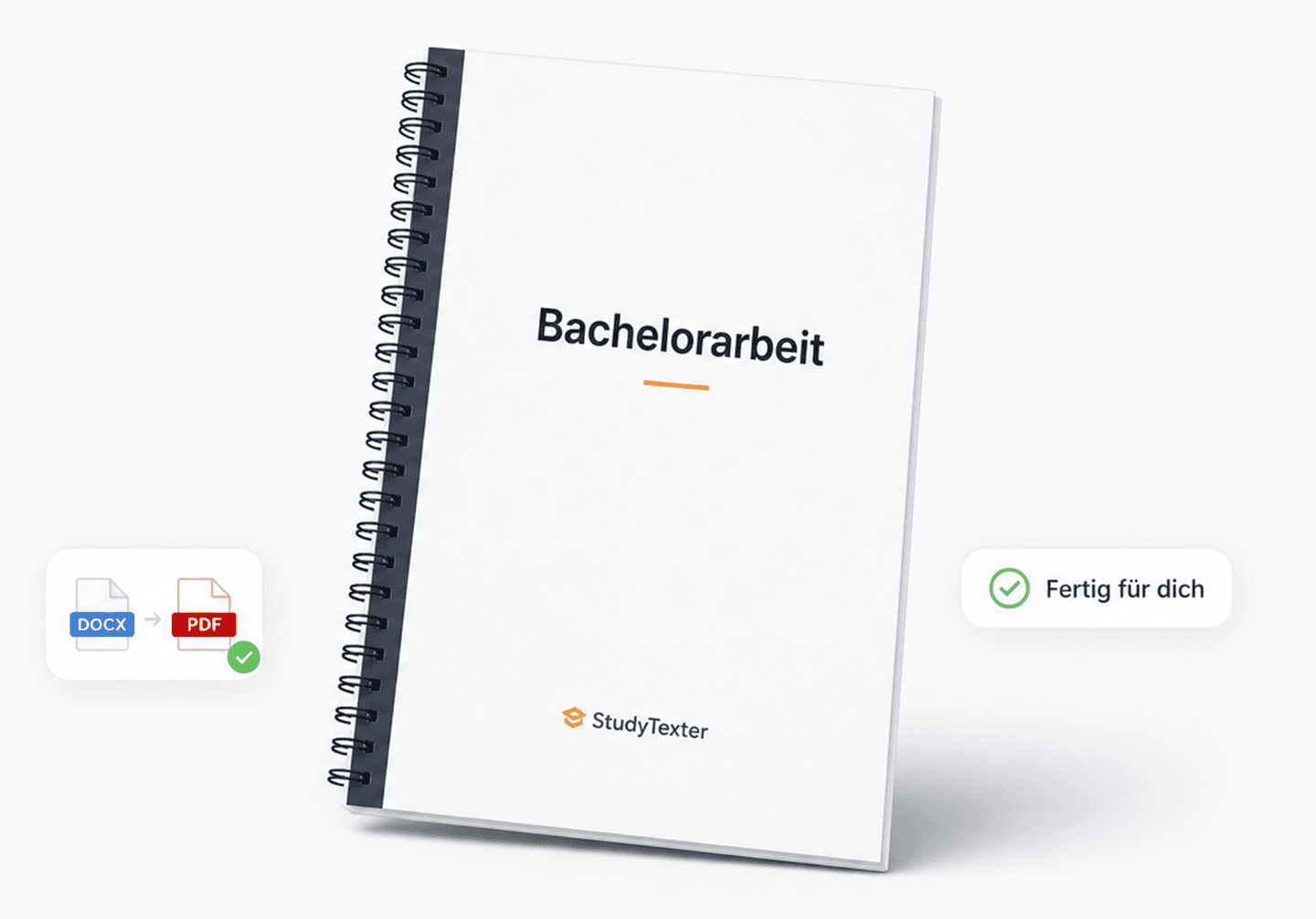Fertige Arbeit als StudyTexter-Dokument mit DOCX- und PDF-Export