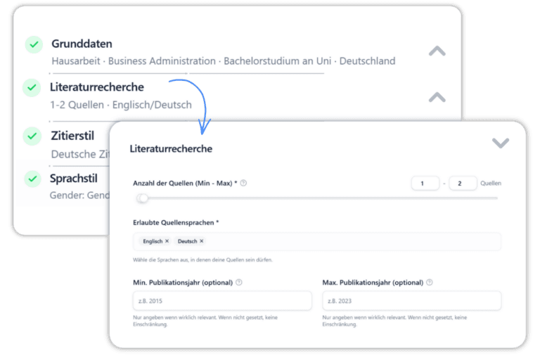 Allgemeine Einstellungen