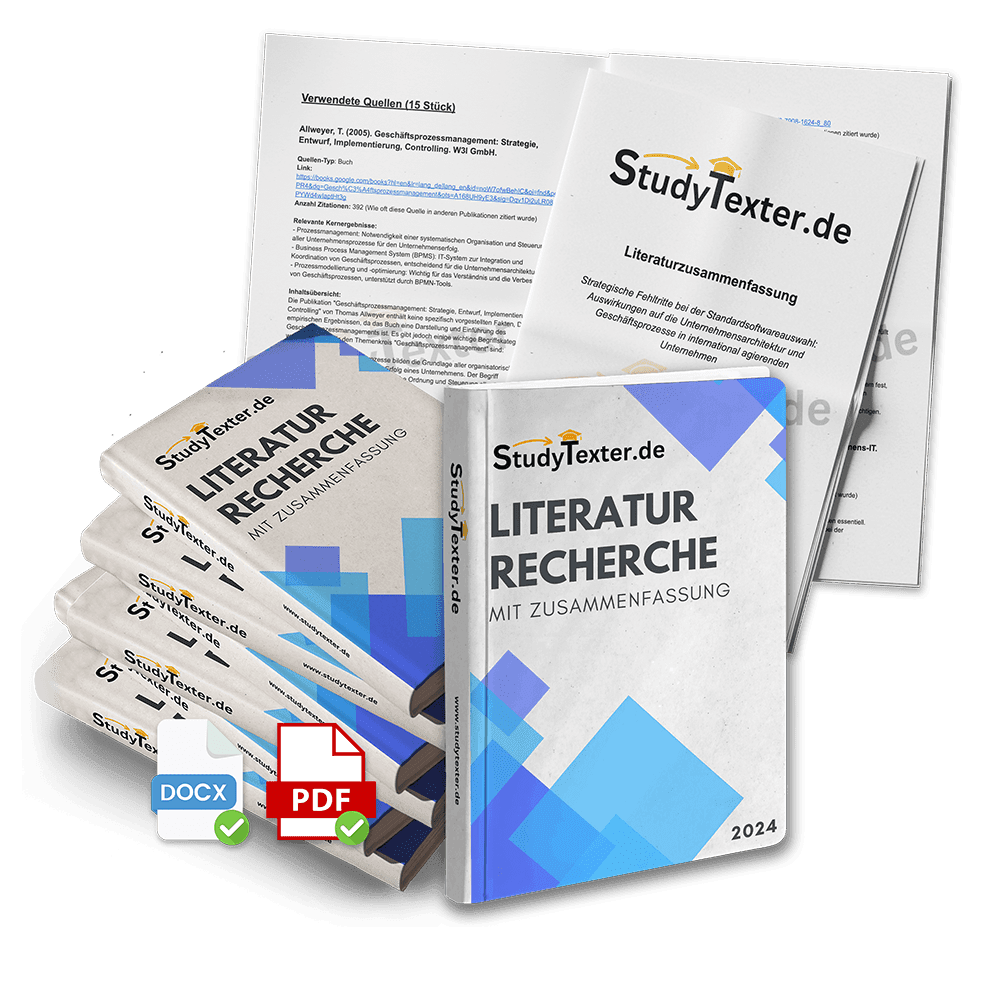 StudyTexter Literaturrecherche mit Zusammenfassungen