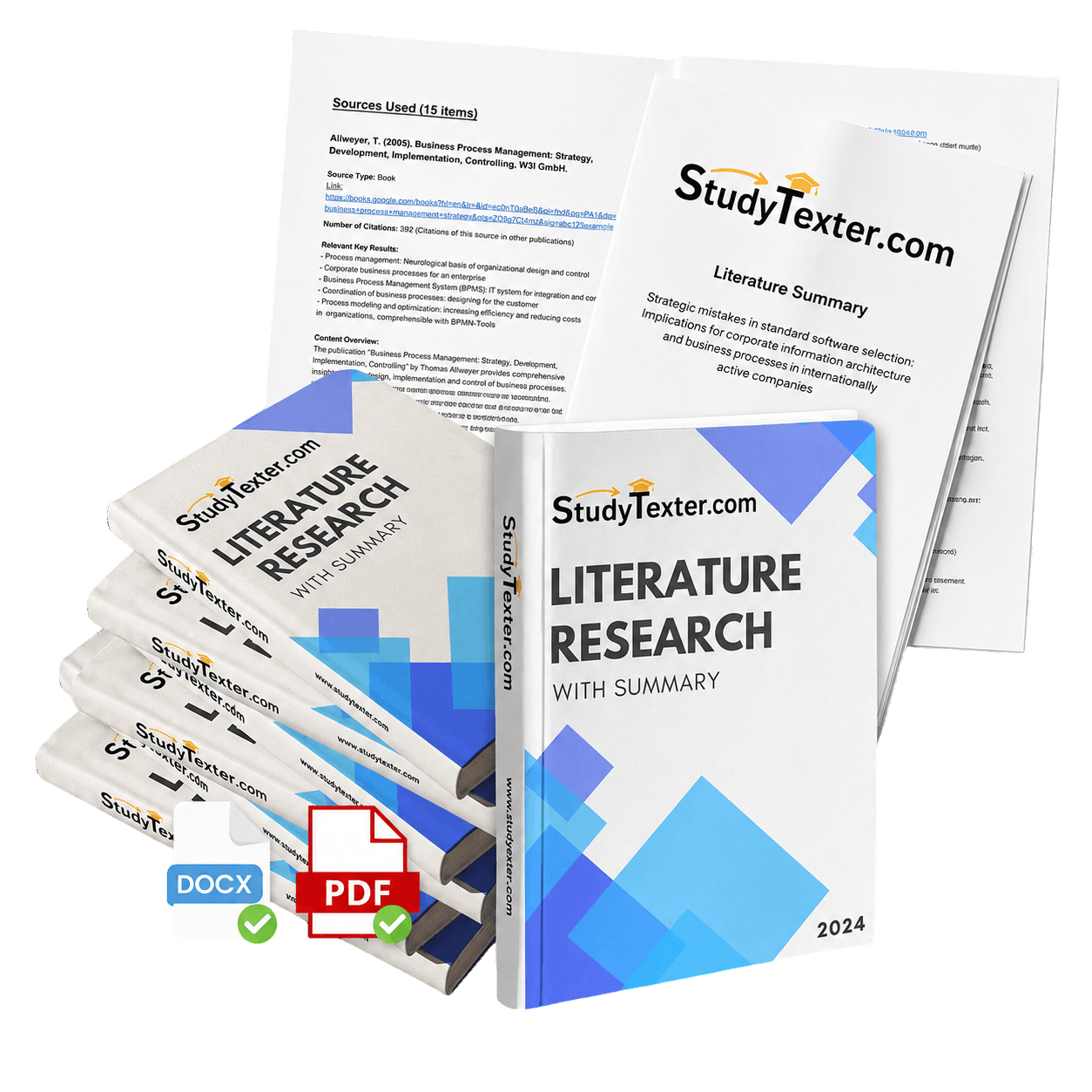 StudyTexter Literaturrecherche mit Zusammenfassungen