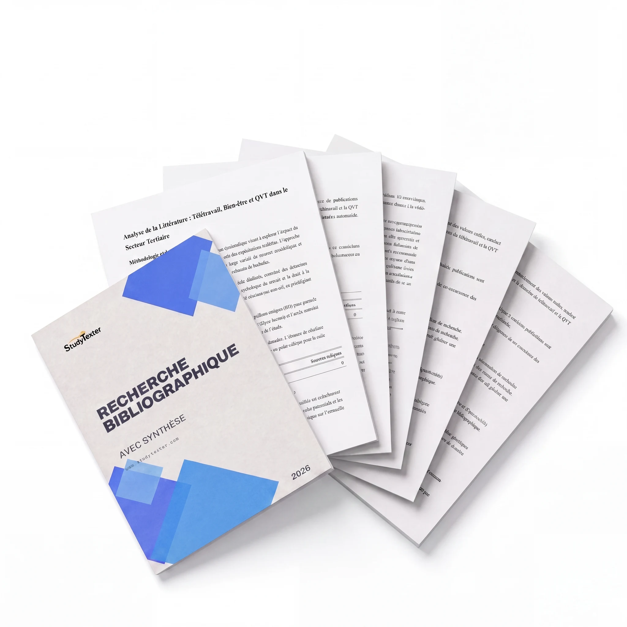 Recherche bibliographique StudyTexter avec résumés