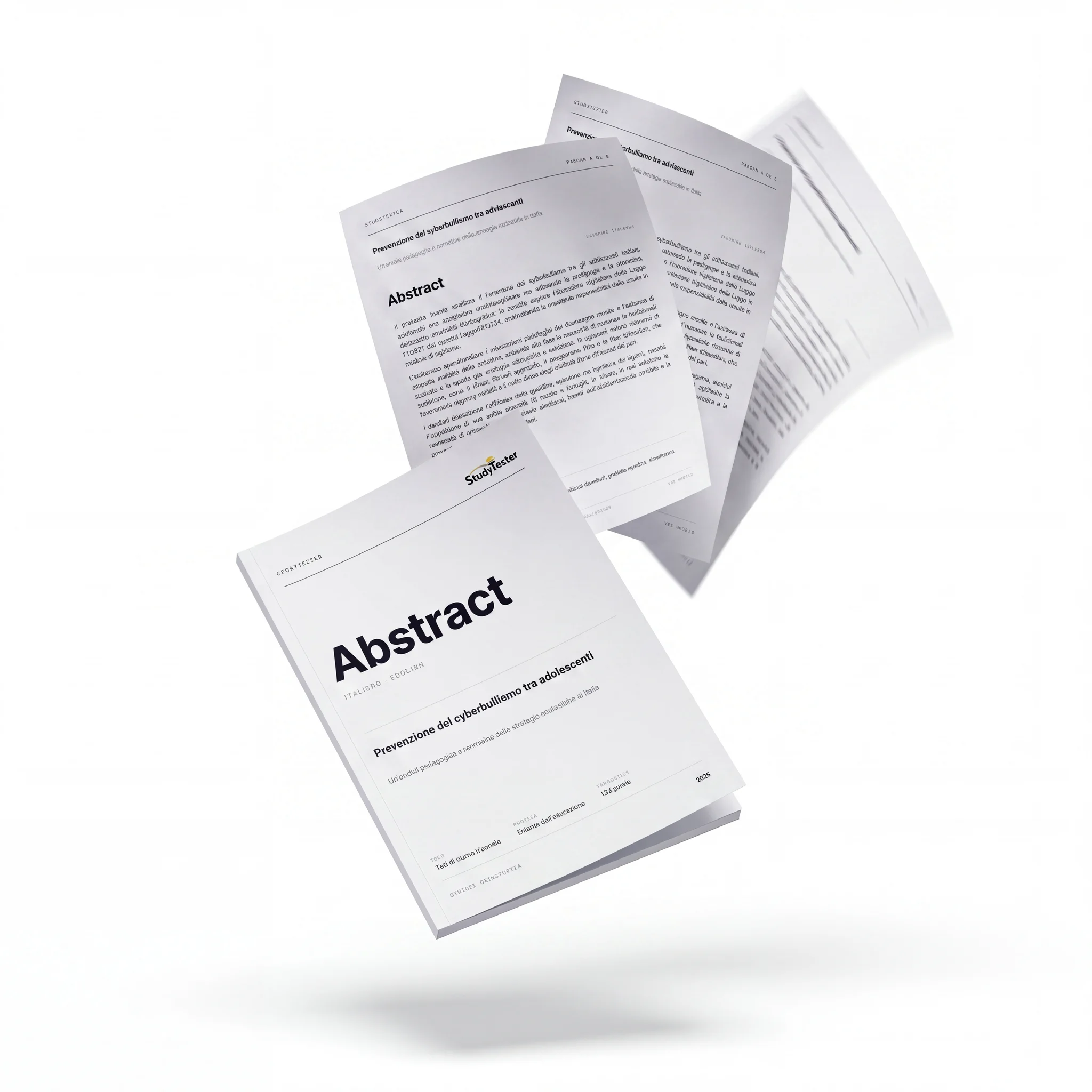 Abstract StudyTexter secondo lo standard accademico