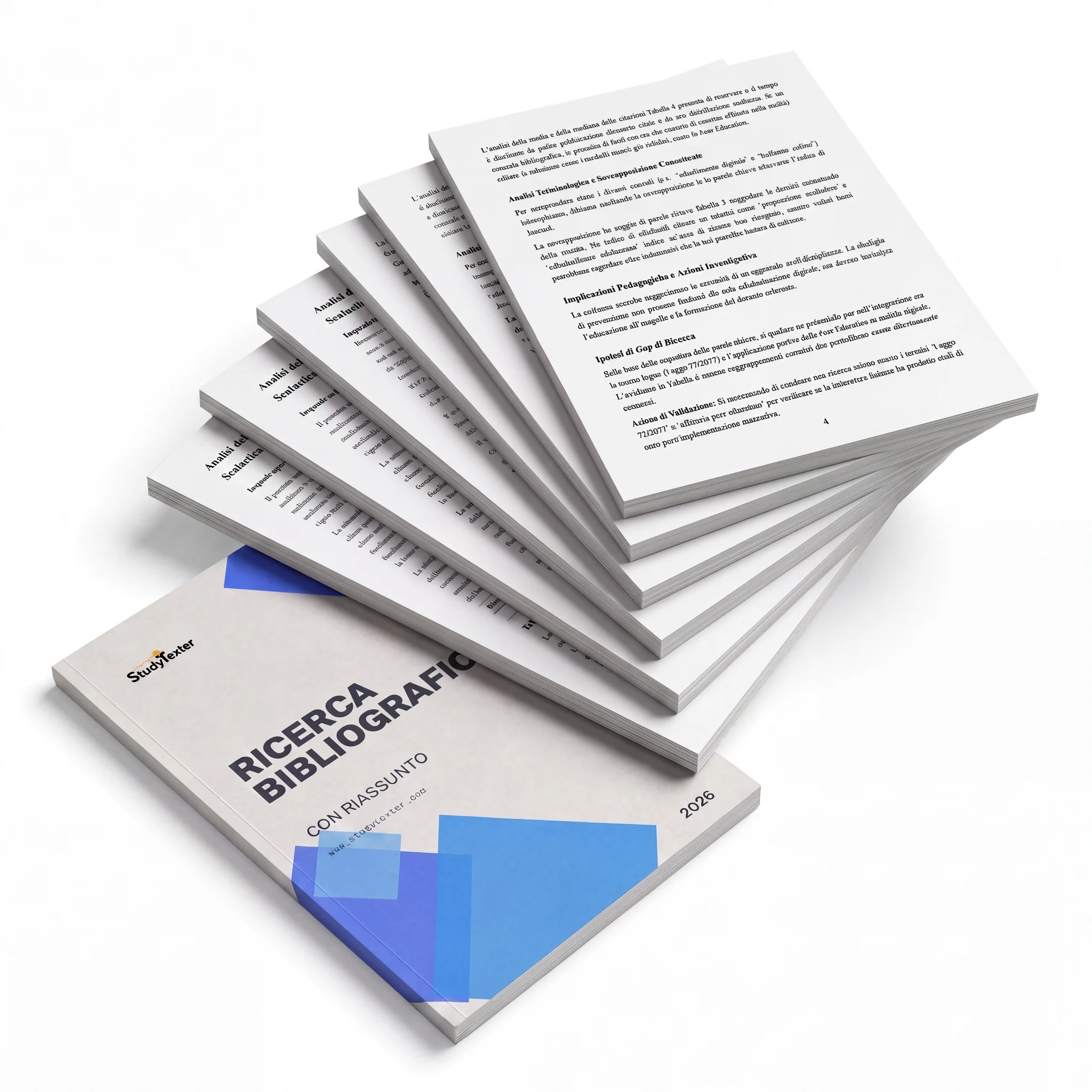 Ricerca bibliografica StudyTexter con riassunti
