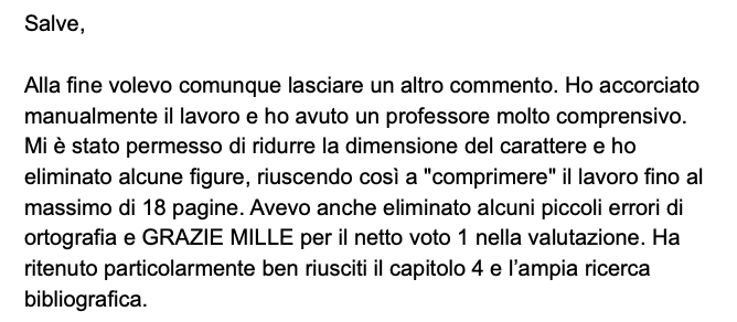 Recensione cliente: voto massimo per il capitolo 4 e la ricerca bibliografica