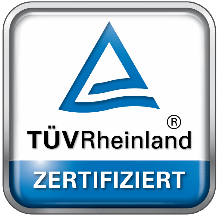 T&Uuml;V Rheinland Certified